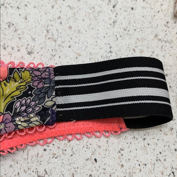 Victorias Secret The Itsy La Culotte De Style Mini Floral Stripe Bikini Bottom L - Picture 7 of 7